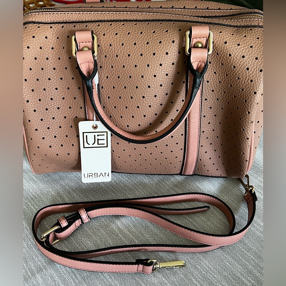 Urban Expressions Cassia Perforated Bowler Satchel